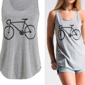 🚴‍♀️😊! BICYCLE GRAPHIC TEE (Sm & XL left)